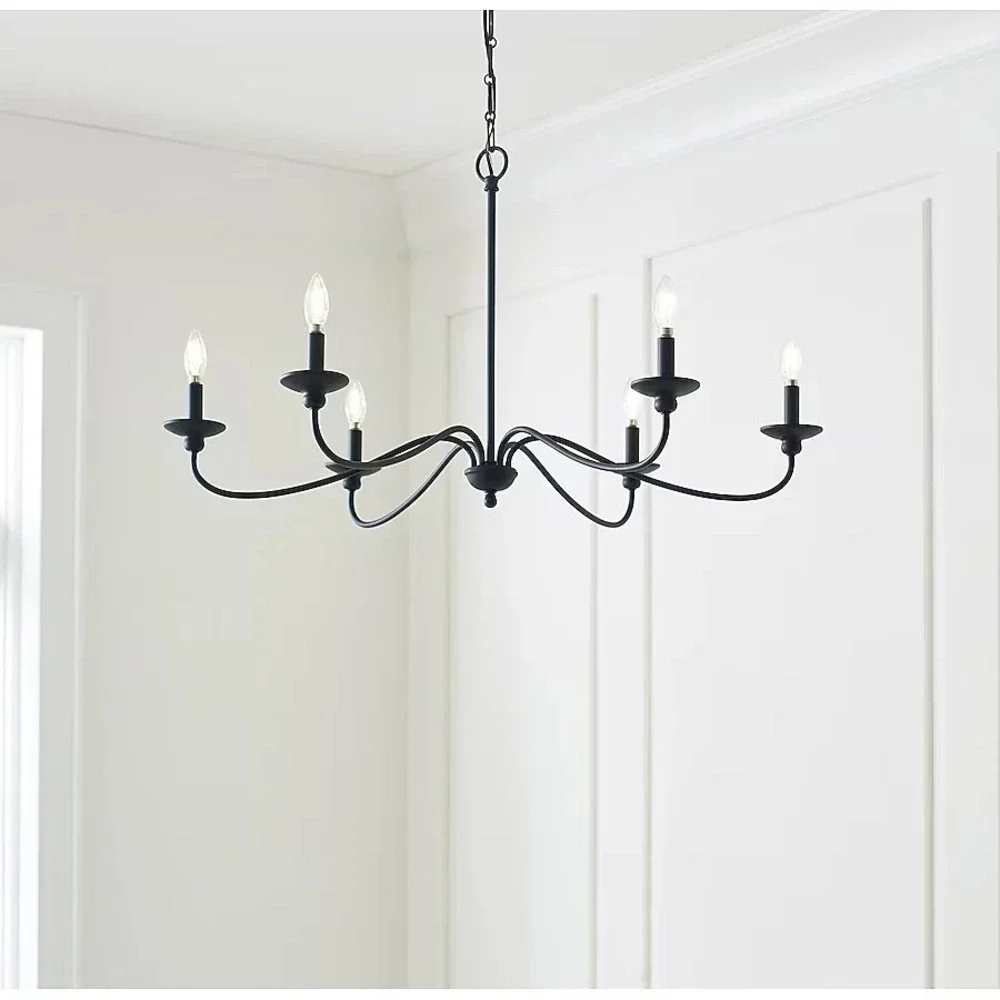 Allen Roth Providence 6-Light Round Chandelier 36.75